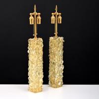 Pair of Murano Lamps, Manner of Barovier & Toso - Sold for $2,625 on 01-29-2022 (Lot 43).jpg